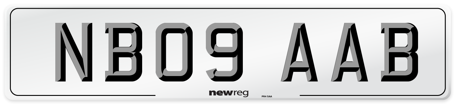 NB09 AAB Number Plate from New Reg